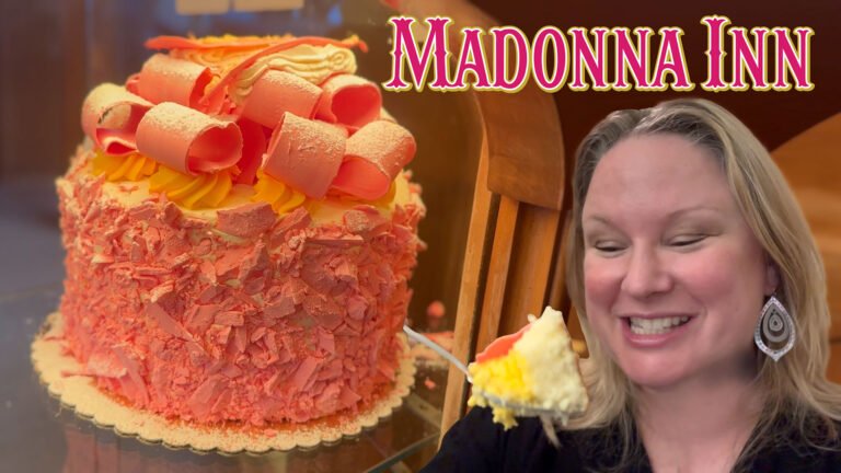 I Tried Madonna Inn's FAMOUS Champagne Cake!