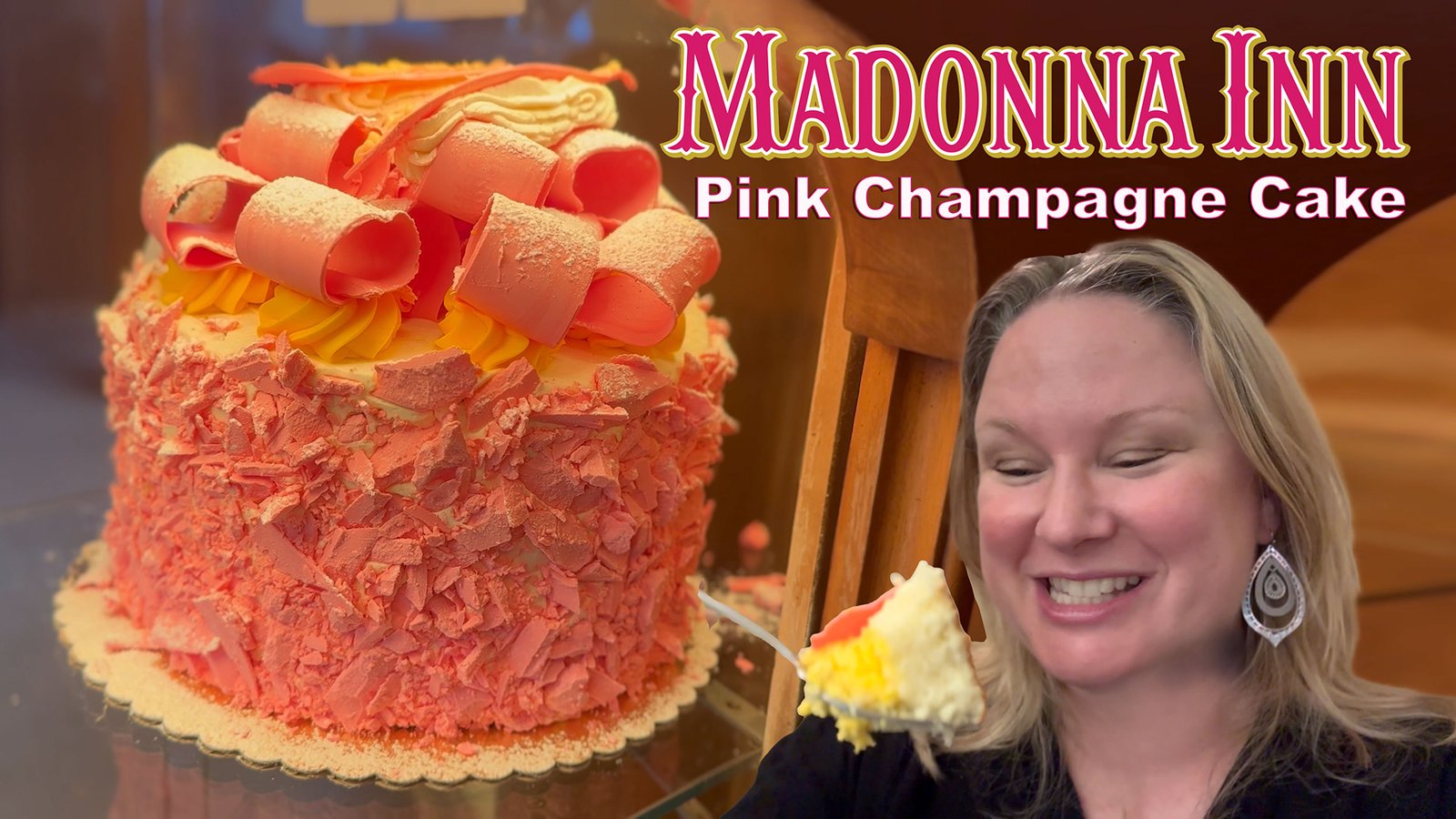 I Tried Madonna Inn's FAMOUS Champagne Cake!