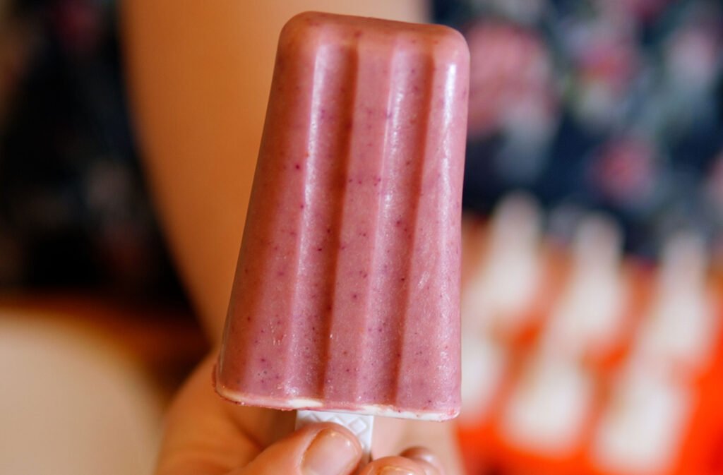 Silicone Popsicle Molds | Review 7 Mixed-Berry-Protein-Popsicle