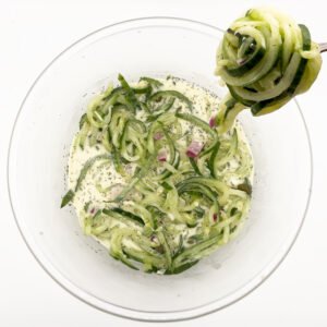 Spiral-Creamy-Cucumber-Salad-Recipe