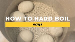 How To Hard Boil Eggs